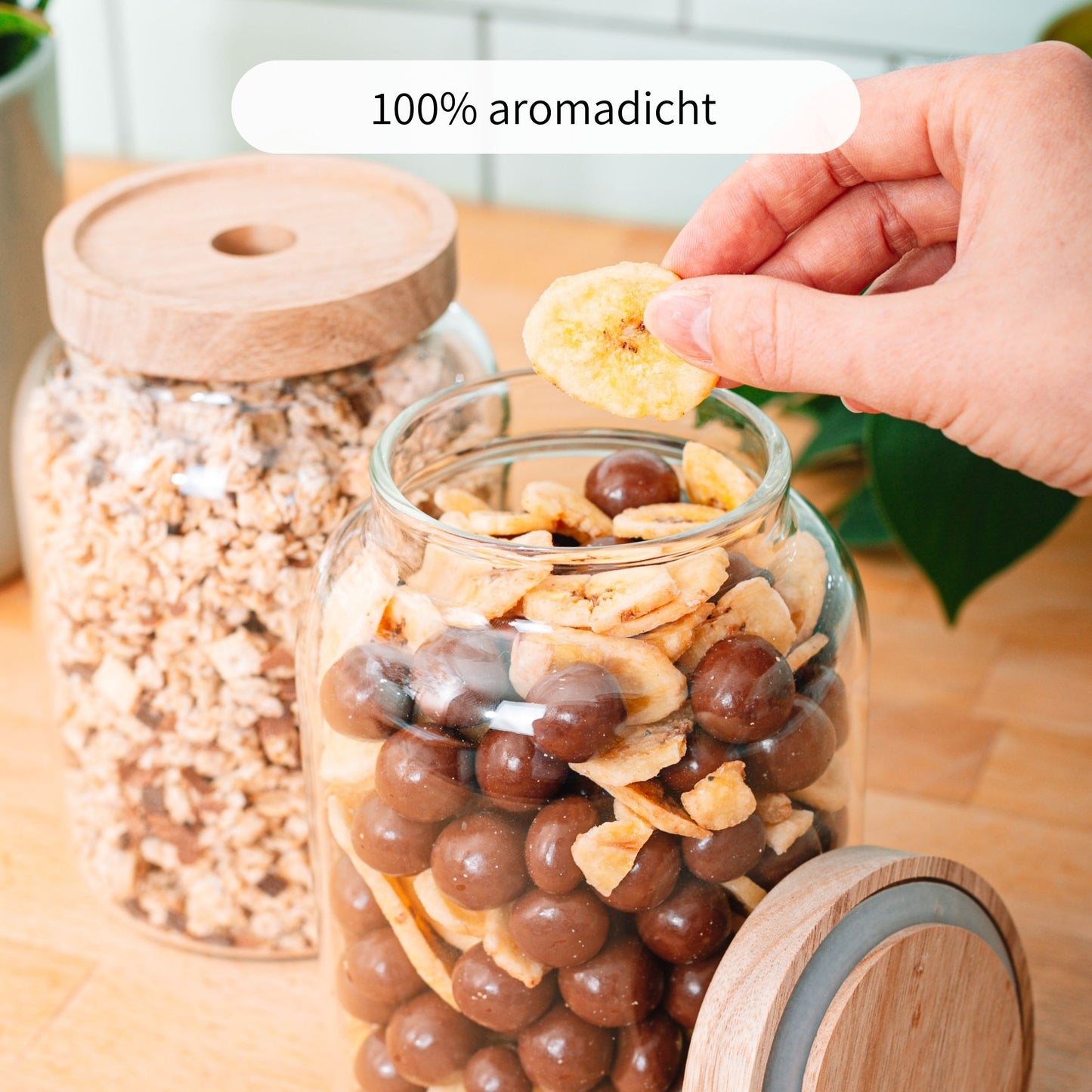 JANNE | Vorratsgläser oval 1200ml (2-tlg.)