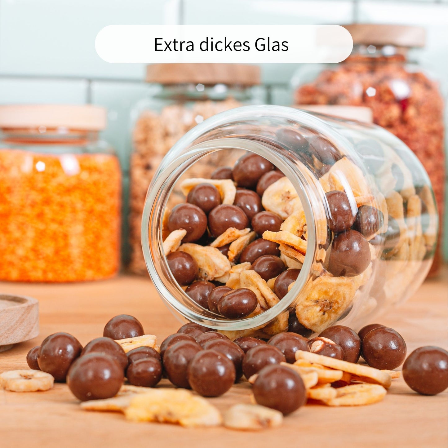 LYA | Vorratsgläser oval 1600ml (2-tlg.)