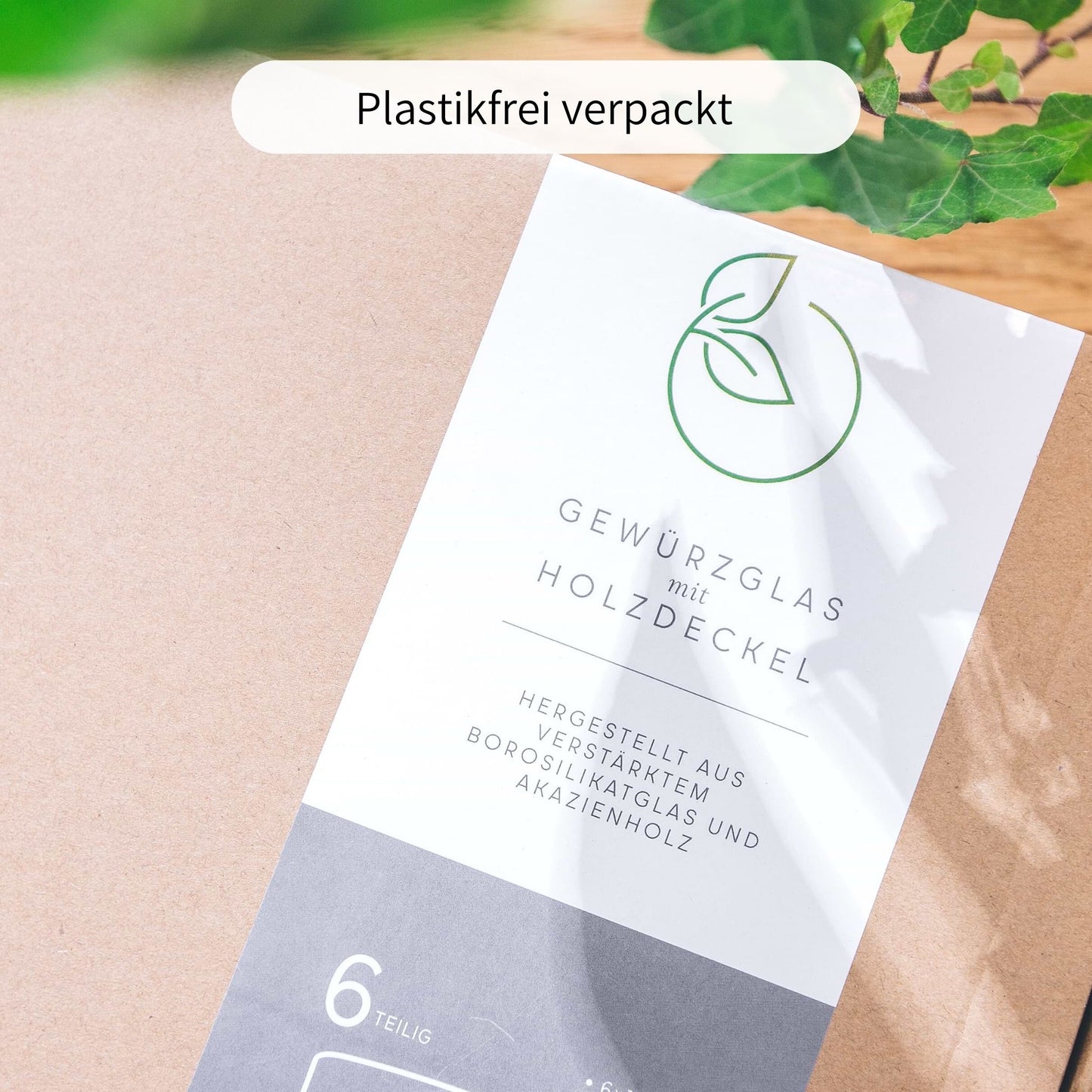 MAJA | Gewürzgläser oval 170ml  (6-tlg.)