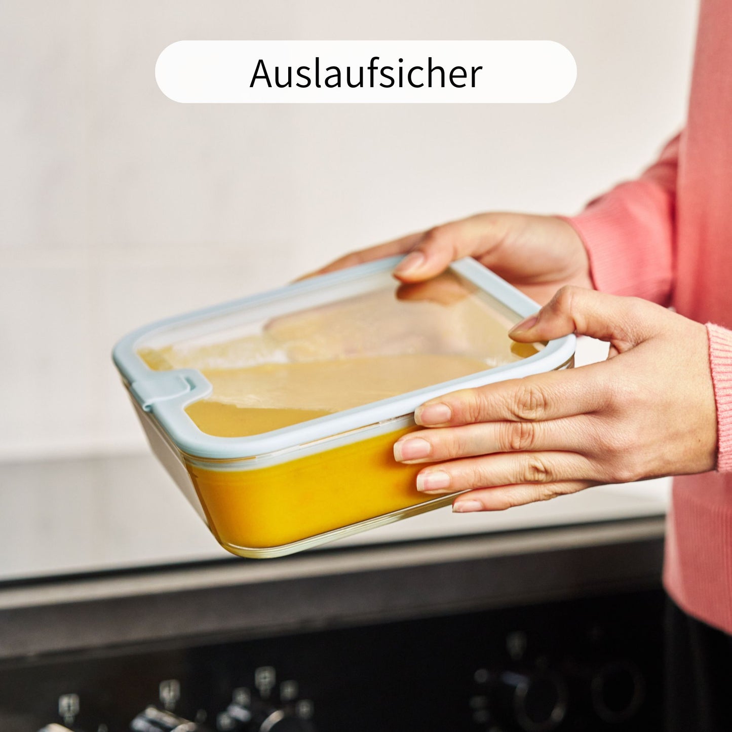 FINN | Frischhaltedosen aus Glas 550ml (4-tlg.)