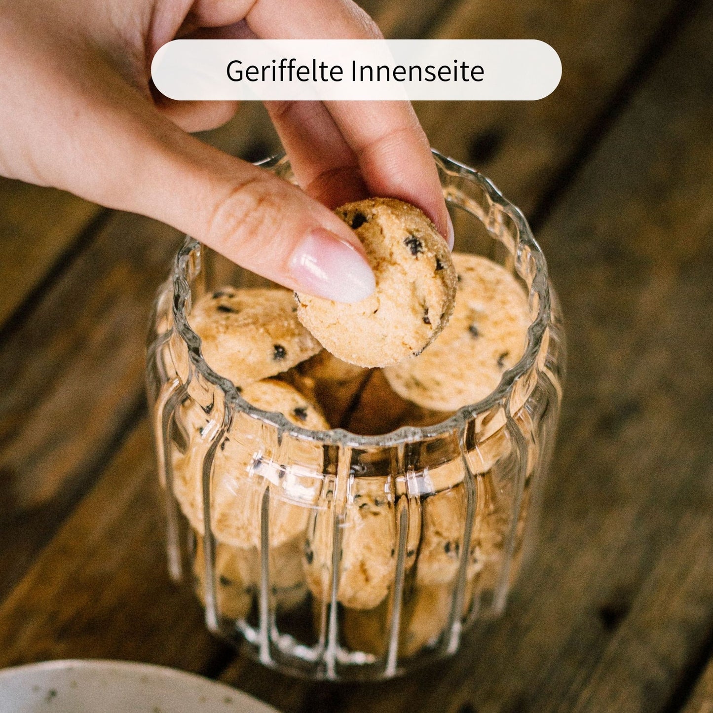 LASSE | Vorratsgläser geriffelt 500ml (4-tlg.)