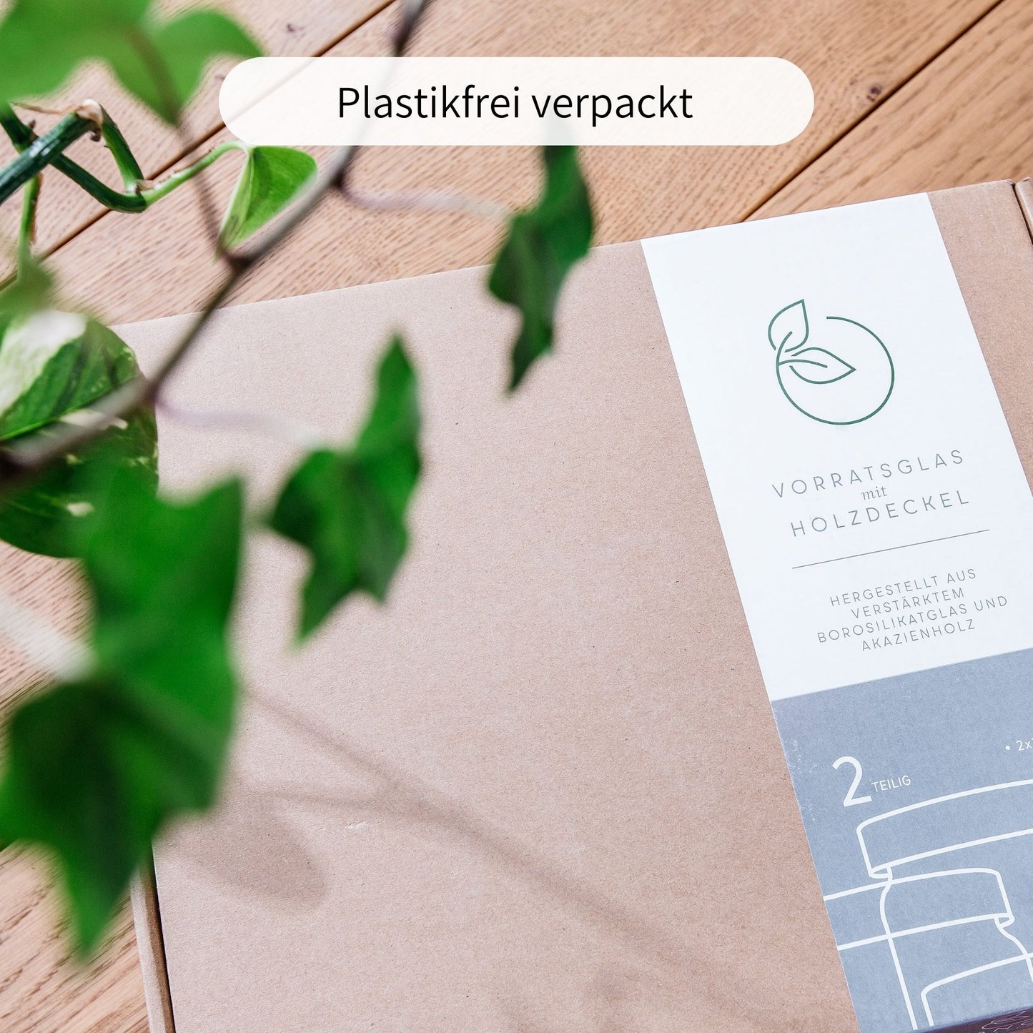 VALO | Vorratsgläser oval 900ml (2-tlg.)