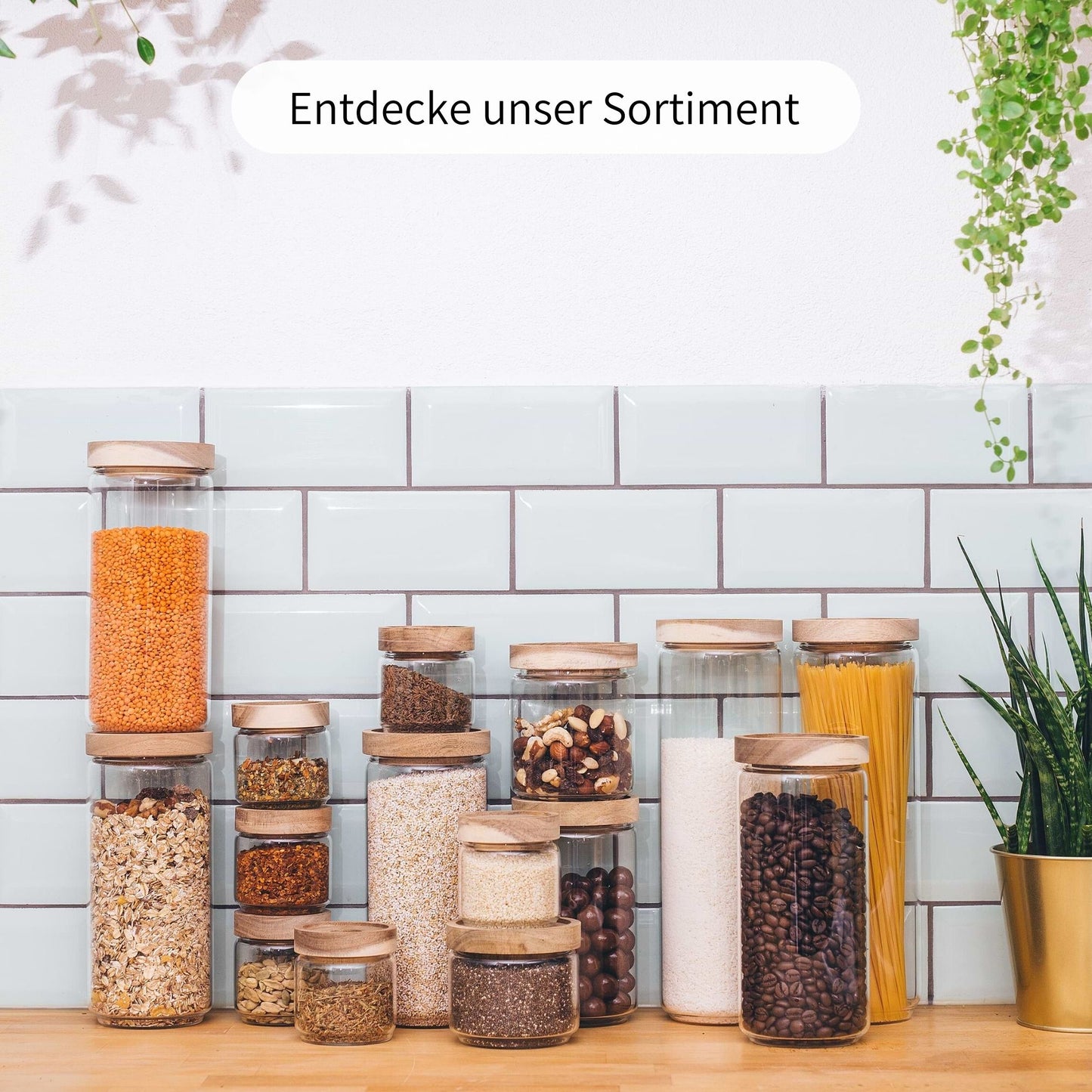 IDA | Vorratsgläser rund 300ml (4-tlg.)