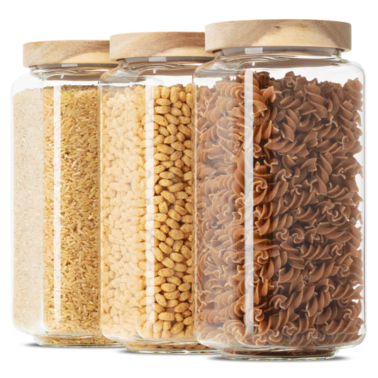 LUND | Vorratsgläser eckig 1200ml (3-tlg.)