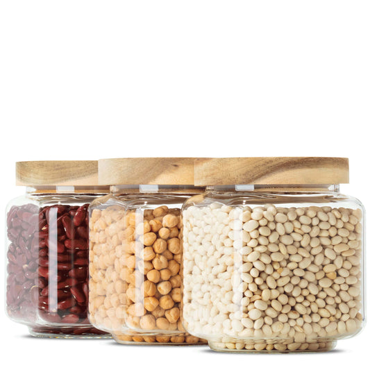 LOVIS | Vorratsgläser eckig 600ml (3-tlg.)