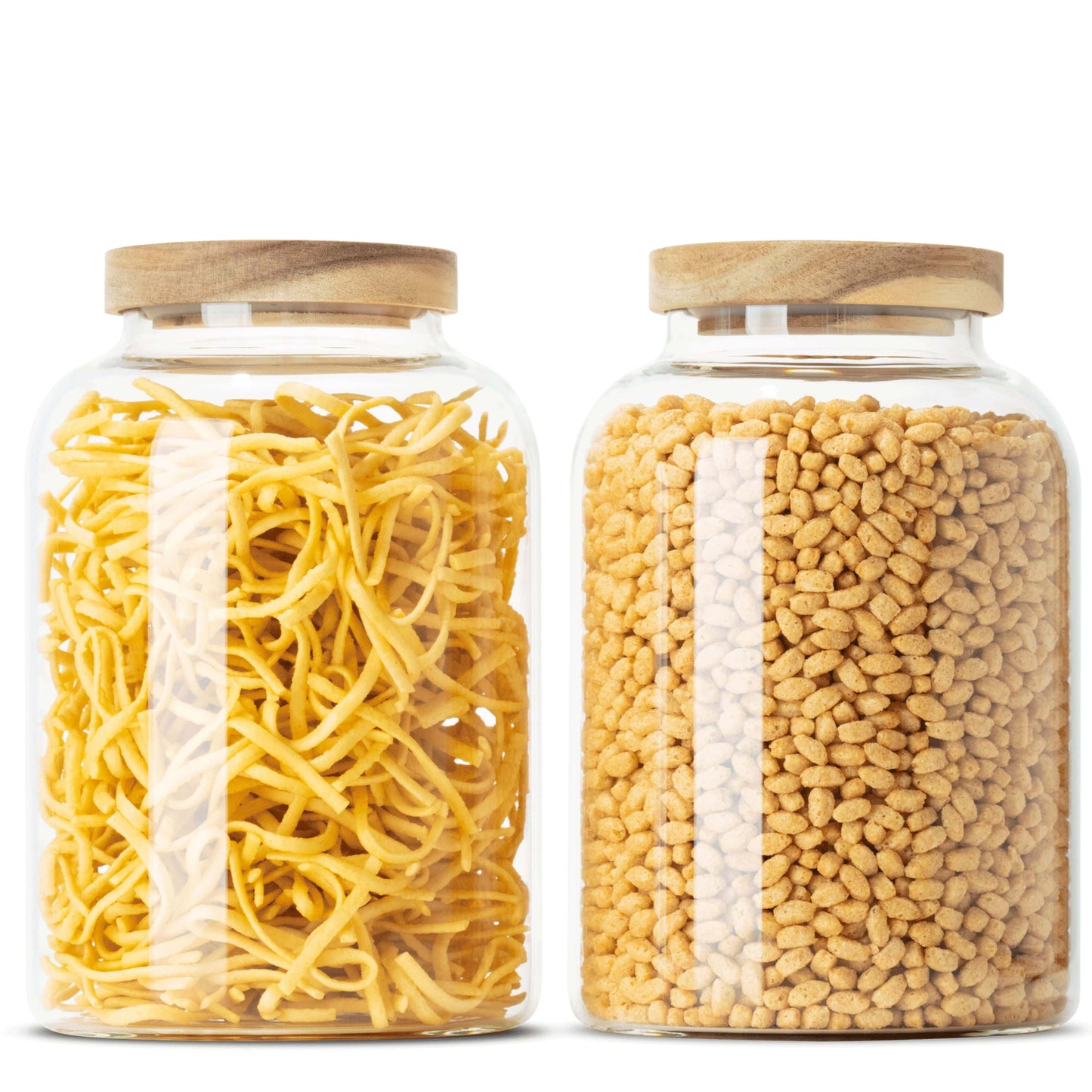 LYA | Vorratsgläser oval 1600ml (2-tlg.)