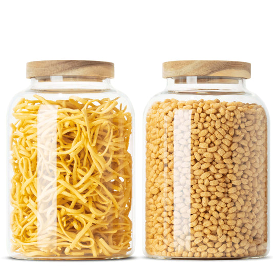 LYA | Vorratsgläser oval 1600ml (2-tlg.)