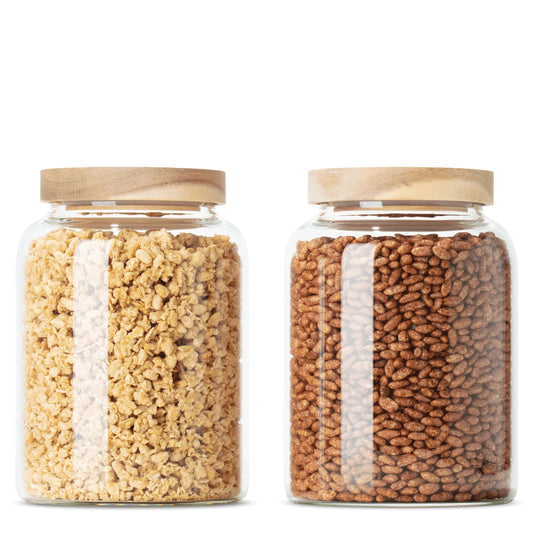 JANNE | Vorratsgläser oval 1200ml (2-tlg.)