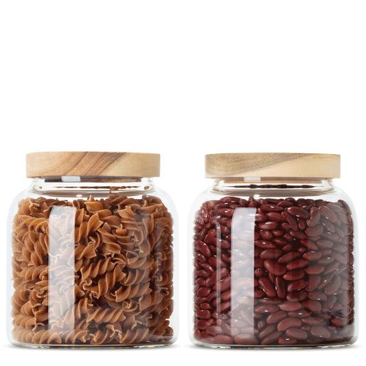 VALO | Vorratsgläser oval 900ml (2-tlg.)