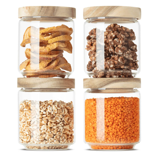 SAMSÖ | Vorratsgläser rund 500ml (4-tlg.)