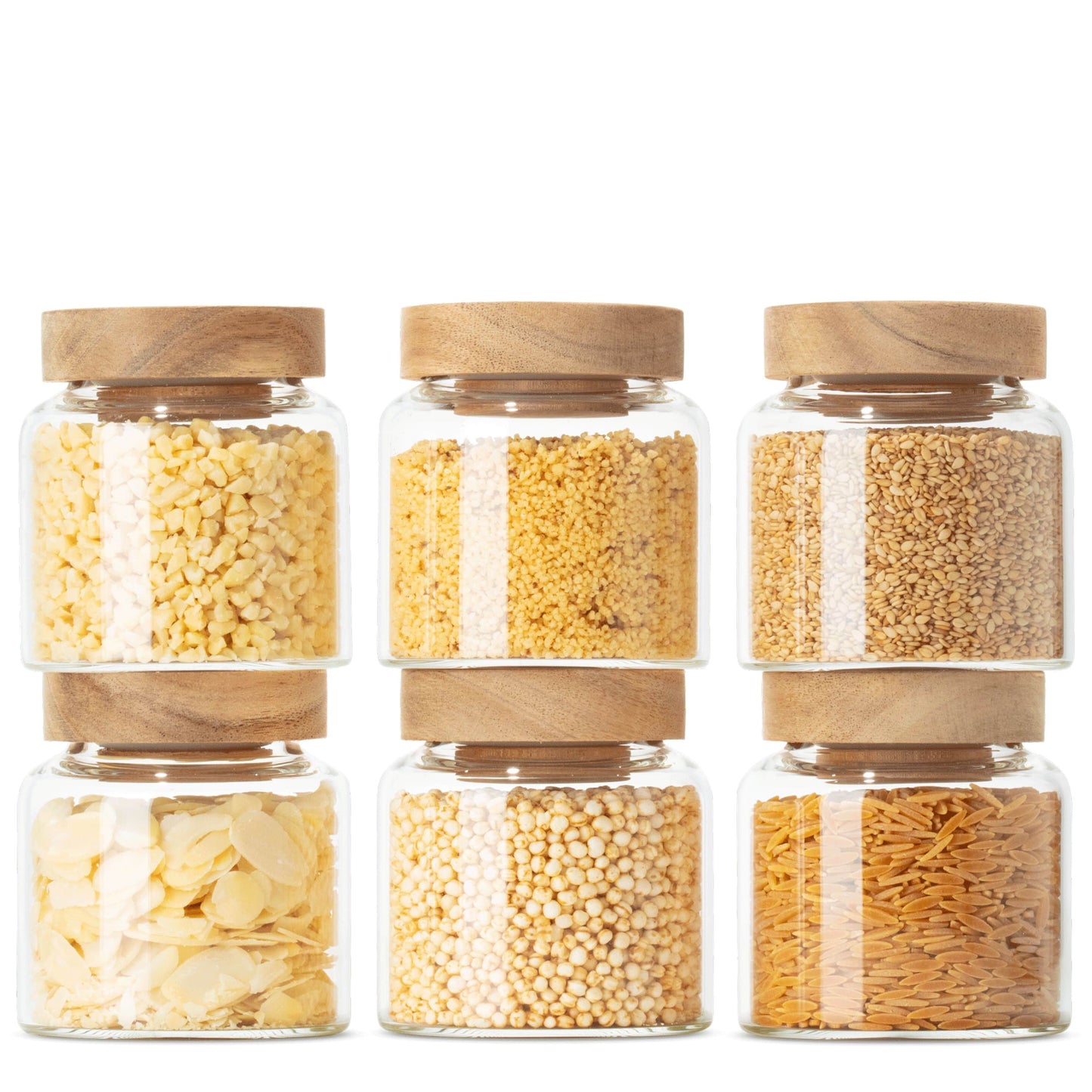 MAJA | Gewürzgläser oval 170ml  (6-tlg.)