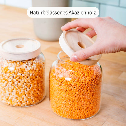 VALO | Vorratsgläser oval 900ml (2-tlg.)