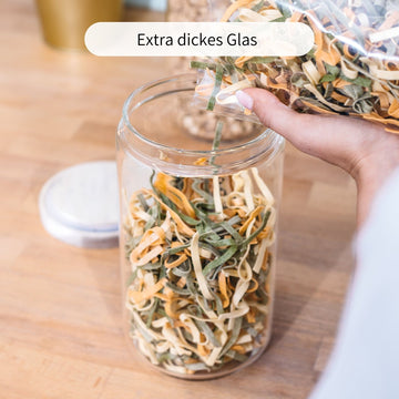 mehl aufbewahrung glas Vorratsgläser für Mehl, Zucker & Salz