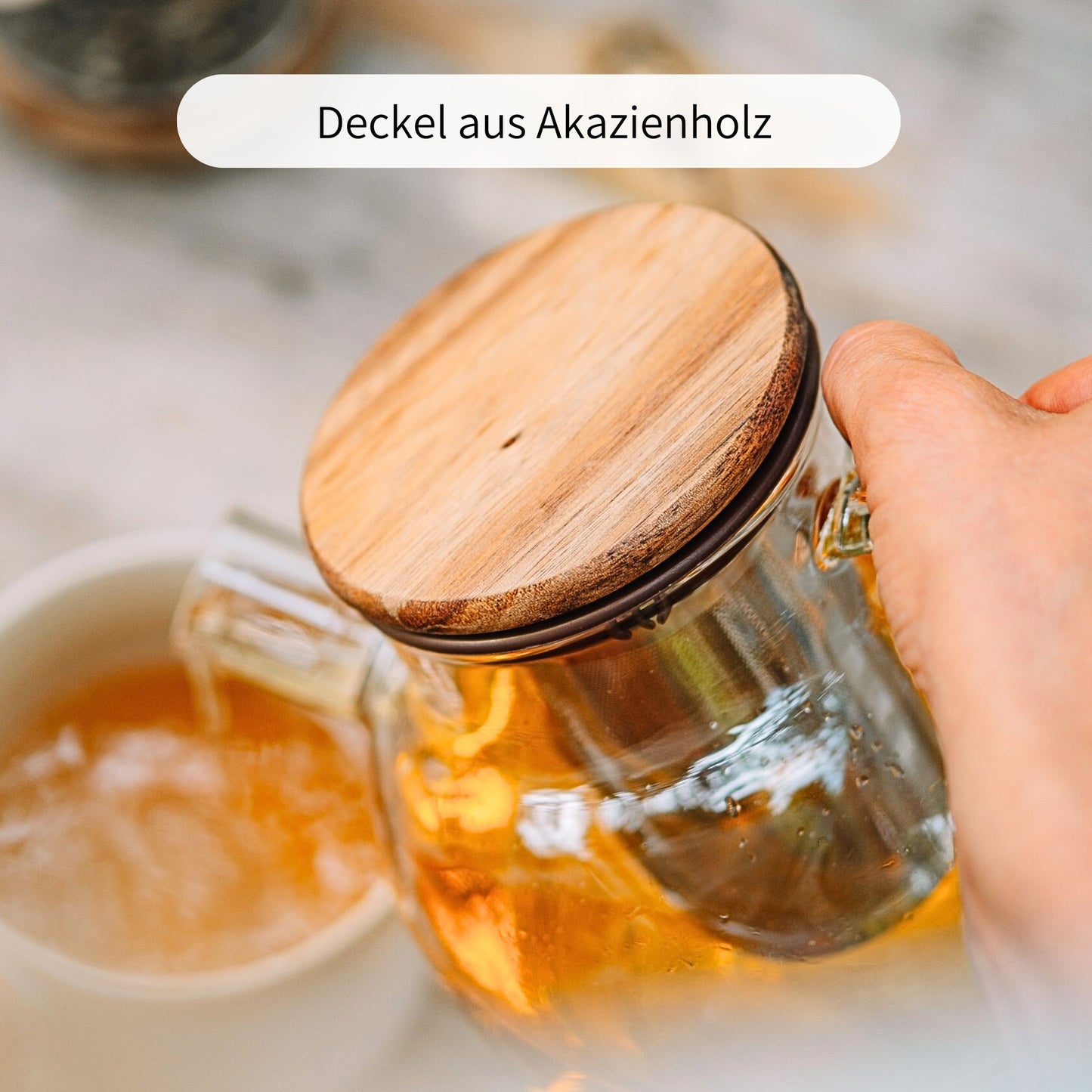TELMA | Teekanne aus Glas 0,75L