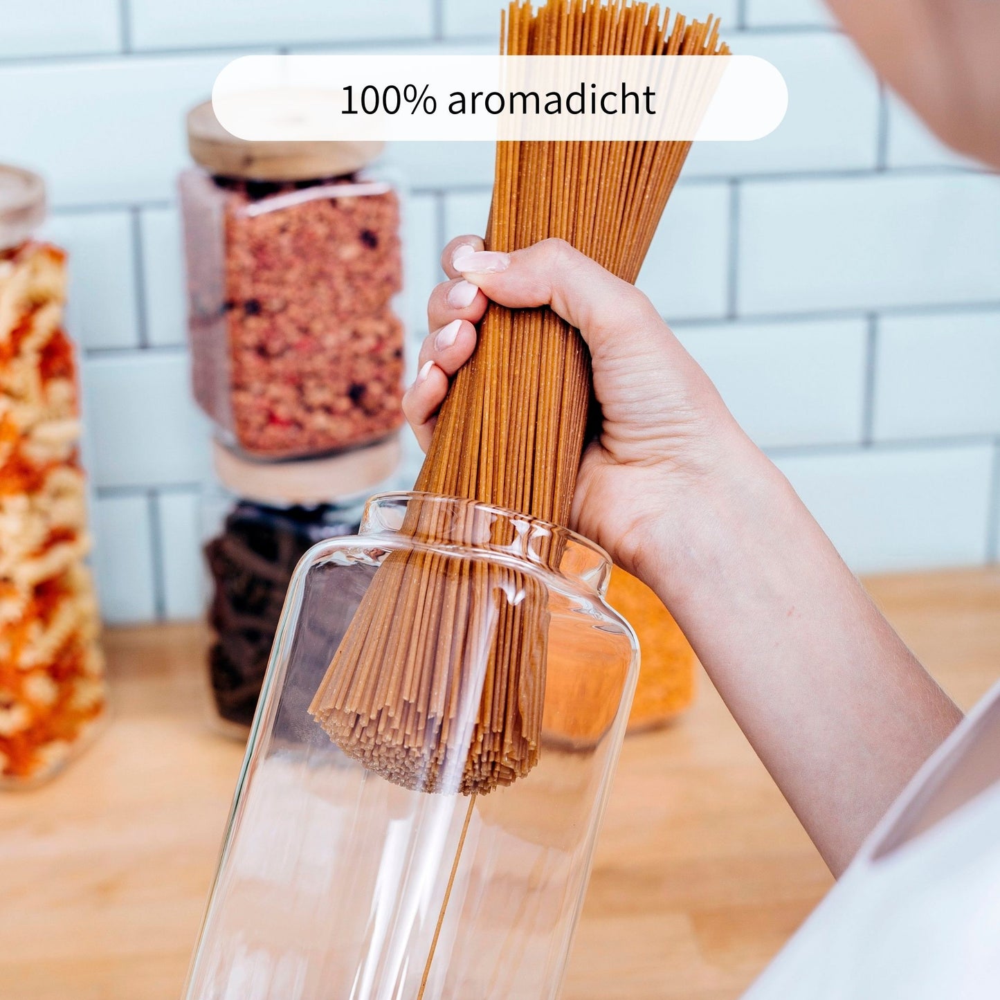 OLA | Vorratsgläser eckig | 1800ml (2-tlg.)