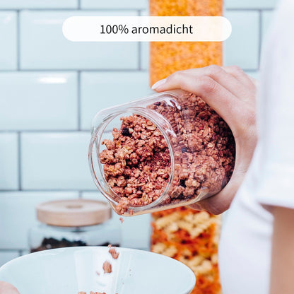 YVA | Vorratsgläser eckig 900ml (3-tlg.)