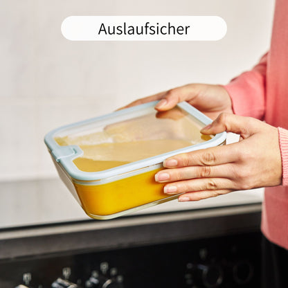 BJÖRN | Frischhaltedosen aus Glas 1500ml (2-tlg.)