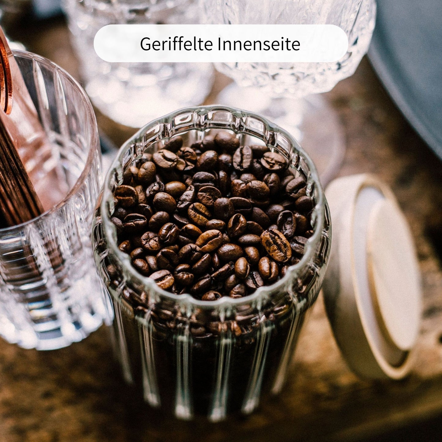 ELLA | Vorratsgläser geriffelt | 1000ml (3-tlg.)