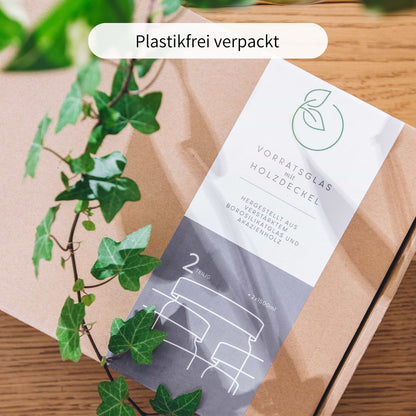 OLA | Vorratsgläser eckig | 1800ml (2-tlg.)