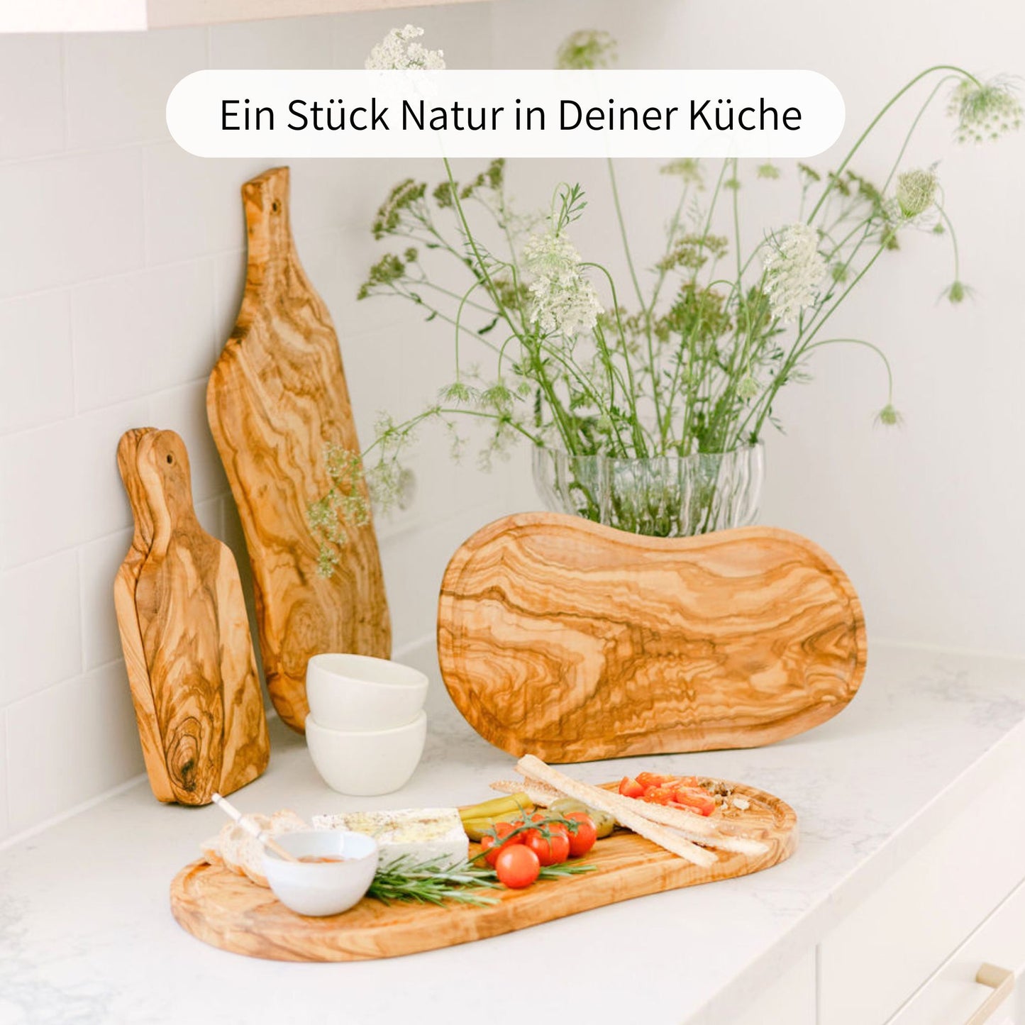 SOREN | Olivenholzbrett mit Saftrille