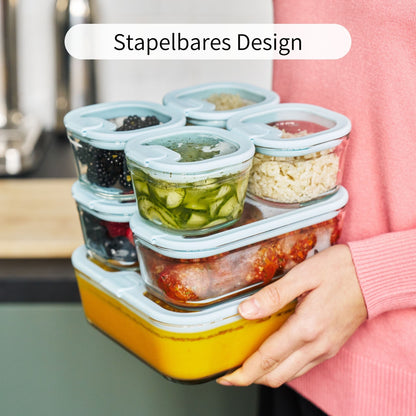 BJÖRN | Frischhaltedosen aus Glas 1500ml (2-tlg.)