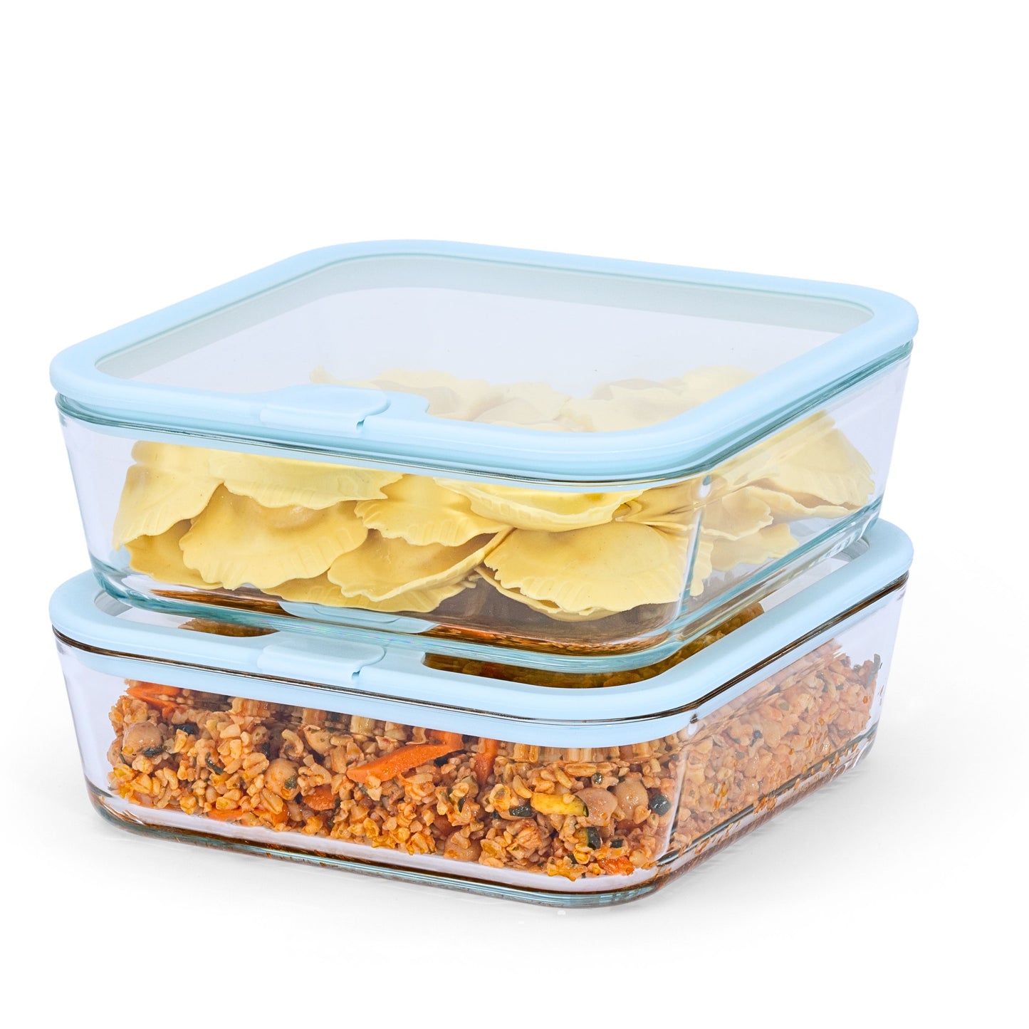 BJÖRN | Frischhaltedosen aus Glas 1500ml (2-tlg.)