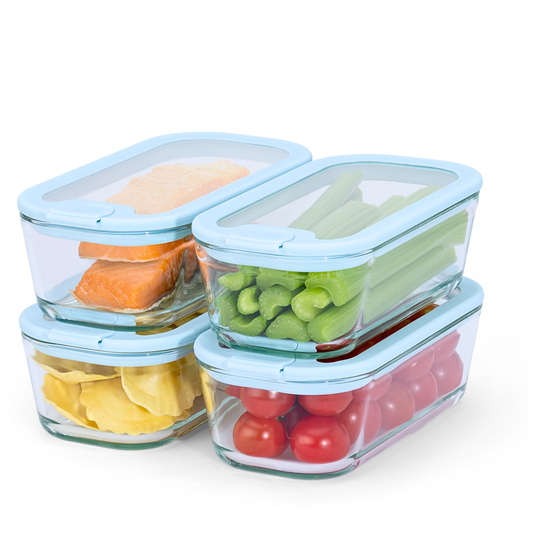 FINN | Frischhaltedosen aus Glas 550ml (4-tlg.)