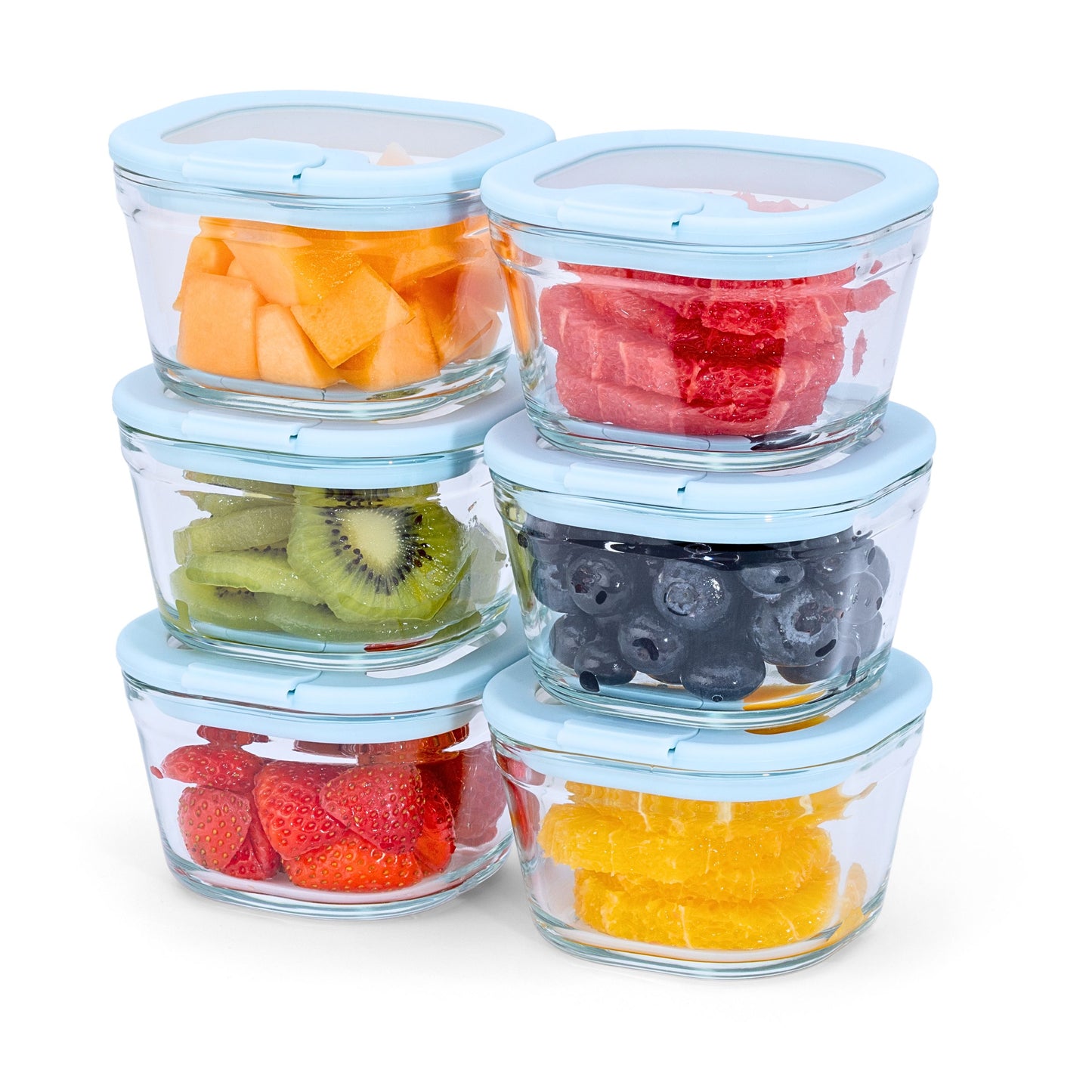 LEJA | Frischhaltedosen aus Glas 250ml (6-tlg.)